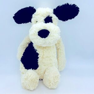 Jellycat London Puppy Dog Plush Stuffed Toy Animal Cream Black Spots 12” #1